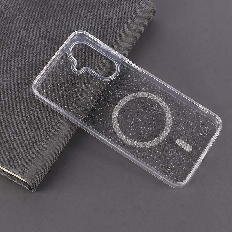 قاب شفاف اکلیلی Samsung A26 طرح مگ سیف