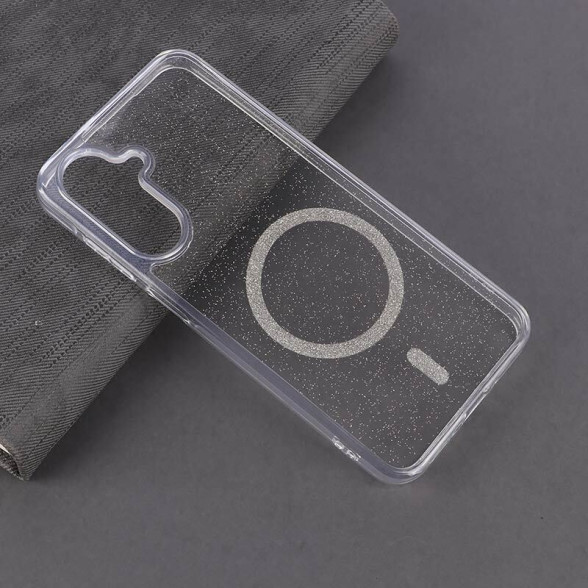 قاب شفاف اکلیلی Samsung A26 طرح مگ سیف
