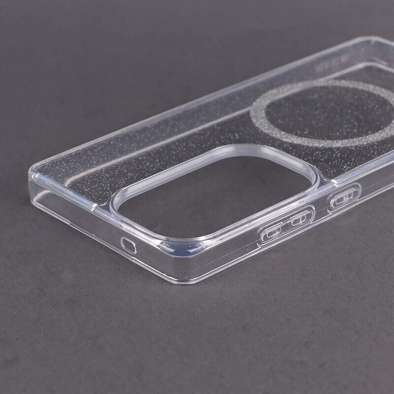 قاب شفاف اکلیلی Samsung S25 Ultra طرح مگ سیف