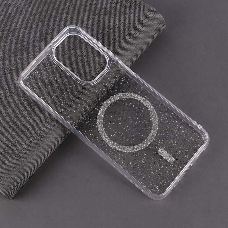 قاب شفاف اکلیلی Samsung A13 5G / A04s طرح مگ سیف