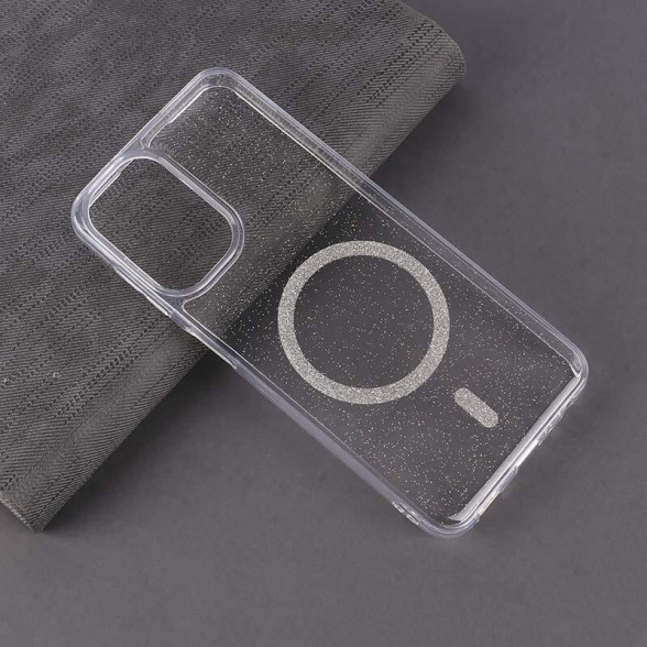 قاب شفاف اکلیلی Samsung A13 5G / A04s طرح مگ سیف