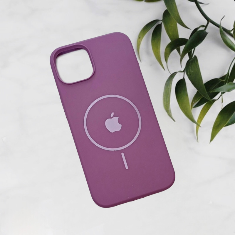 قاب سیلیکونی اورجینال طرح مگ سیف iPhone 13 / 14