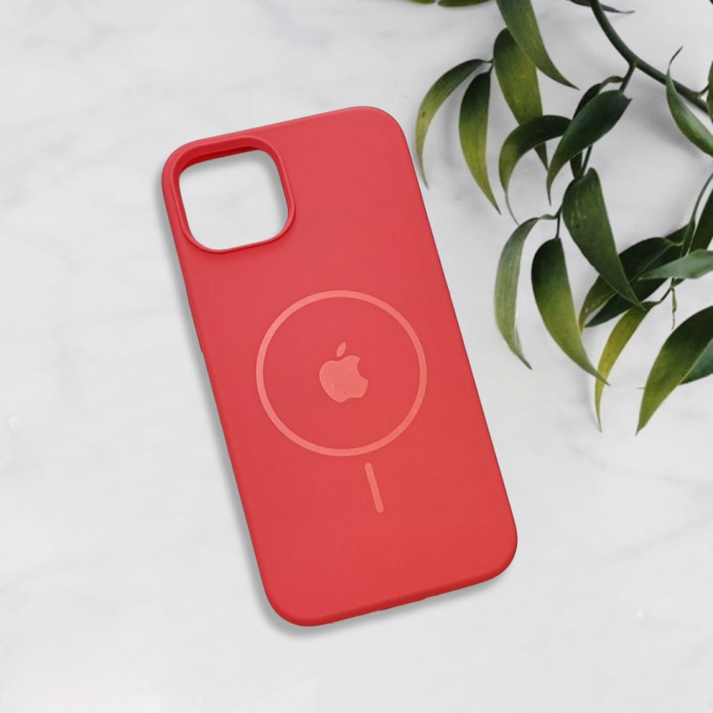 قاب سیلیکونی اورجینال طرح مگ سیف iPhone 13 / 14