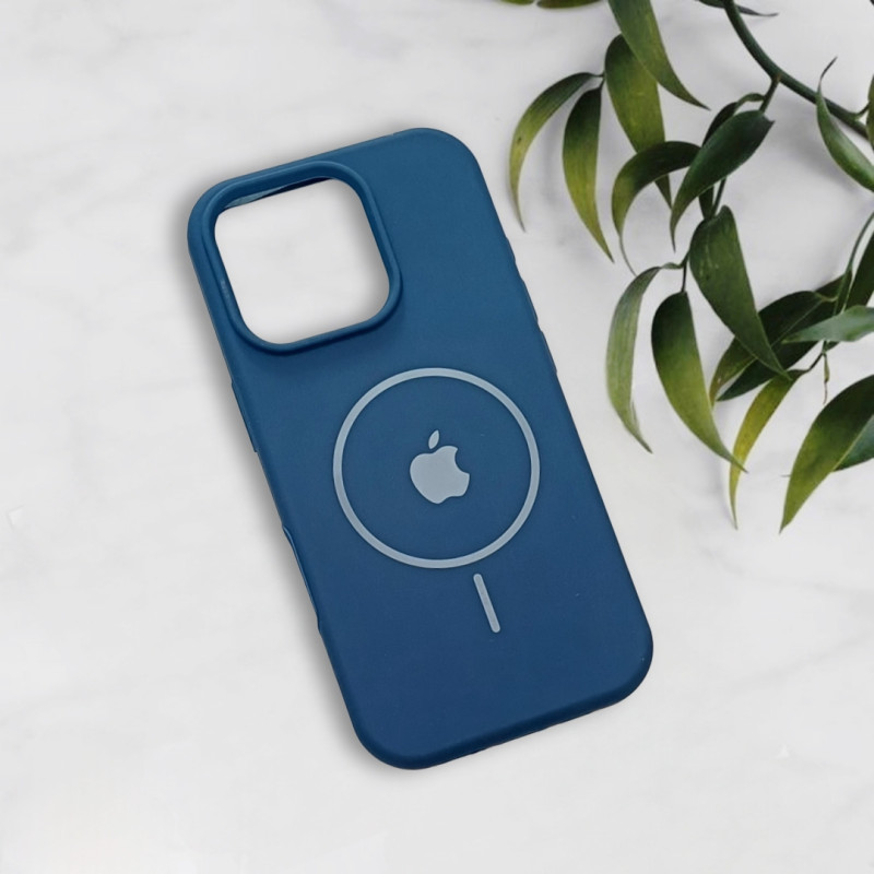 قاب سیلیکونی اورجینال طرح مگ سیف iPhone 16 Pro