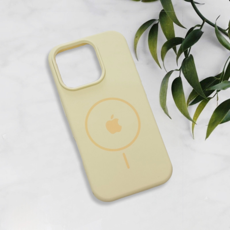 قاب سیلیکونی اورجینال طرح مگ سیف iPhone 16 Pro