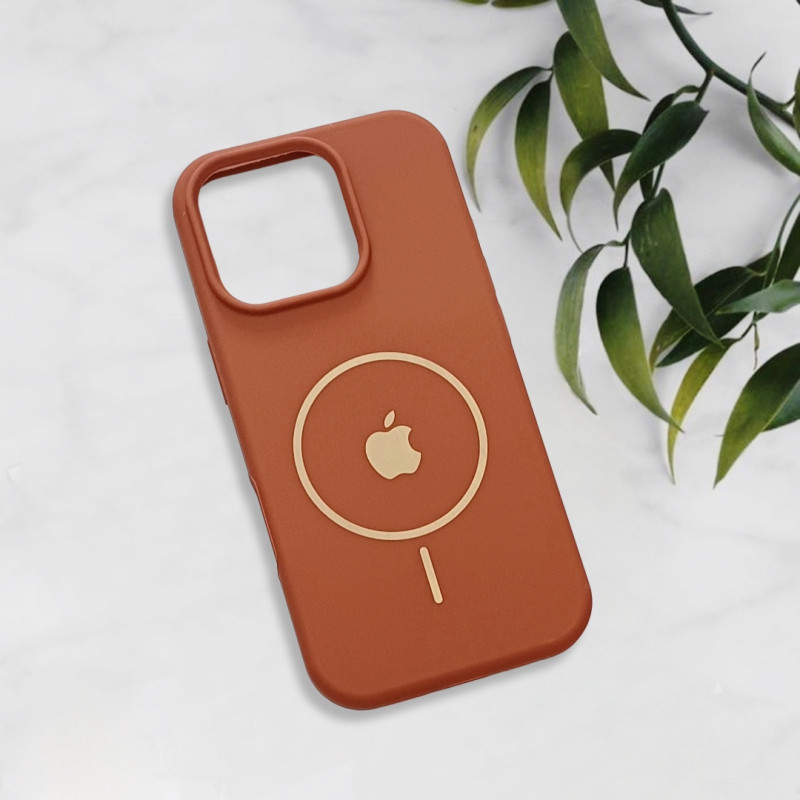 قاب سیلیکونی اورجینال طرح مگ سیف iPhone 16 Pro