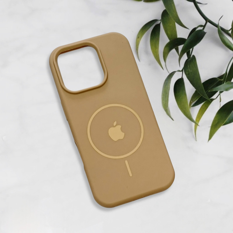 قاب سیلیکونی اورجینال طرح مگ سیف iPhone 16 Pro