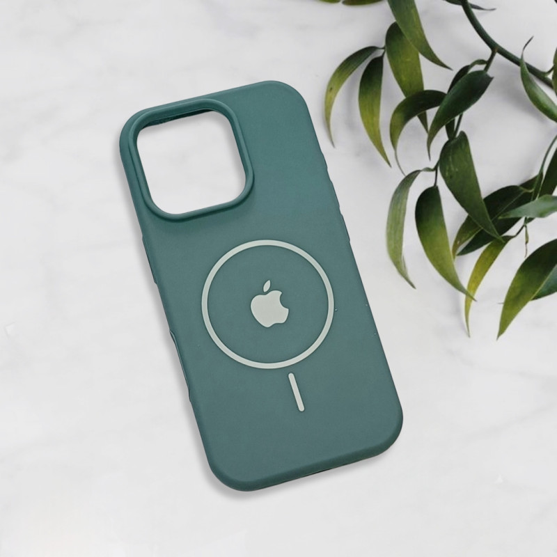 قاب سیلیکونی اورجینال طرح مگ سیف iPhone 16 Pro