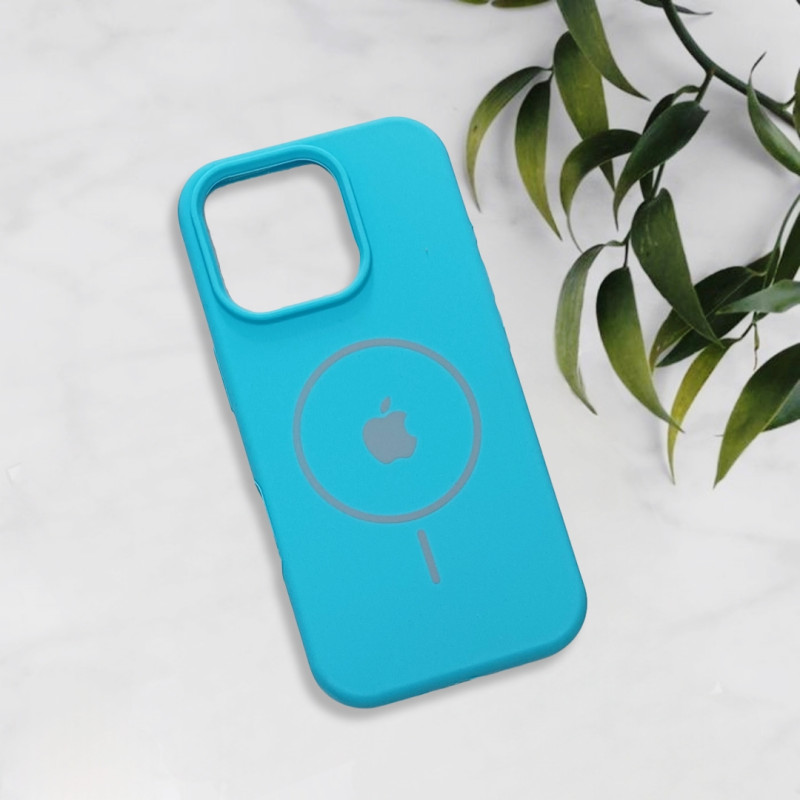 قاب سیلیکونی اورجینال طرح مگ سیف iPhone 16 Pro