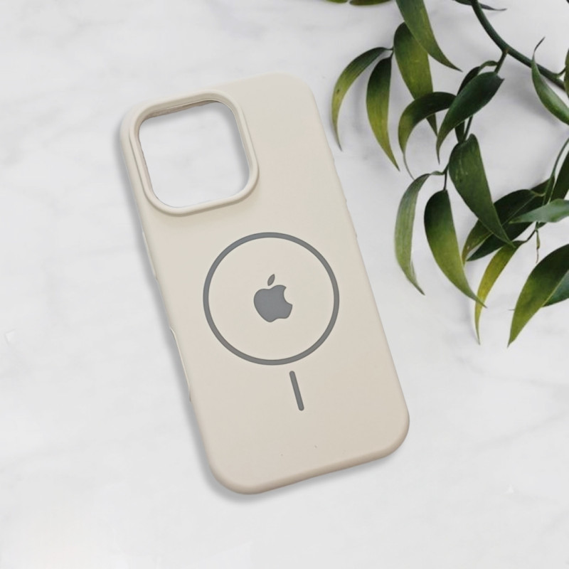 قاب سیلیکونی اورجینال طرح مگ سیف iPhone 16 Pro