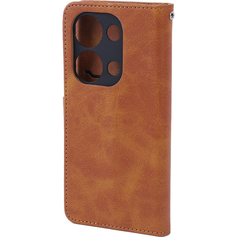 کیف چرمی مگنتی محافظ لنزدار Xiaomi Redmi Note 14s