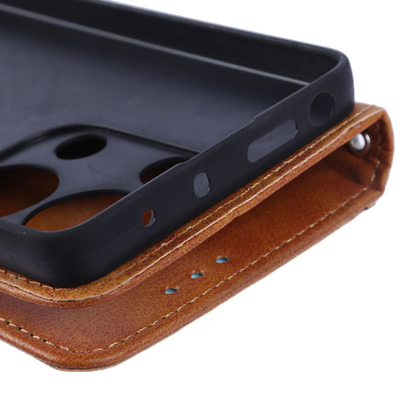 کیف چرمی مگنتی محافظ لنزدار Xiaomi Redmi Note 14s