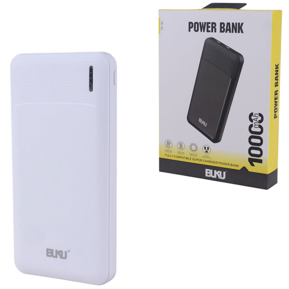 پاوربانک BUKU ظرفیت 10000 فست شارژ 12W مدل PB-105