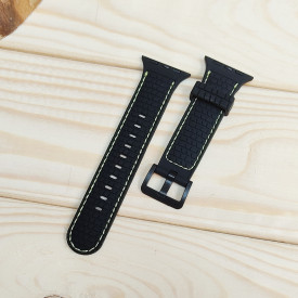 بند ساعت طرح سیلیکون دور دوخت سایز 38/40/41 mm