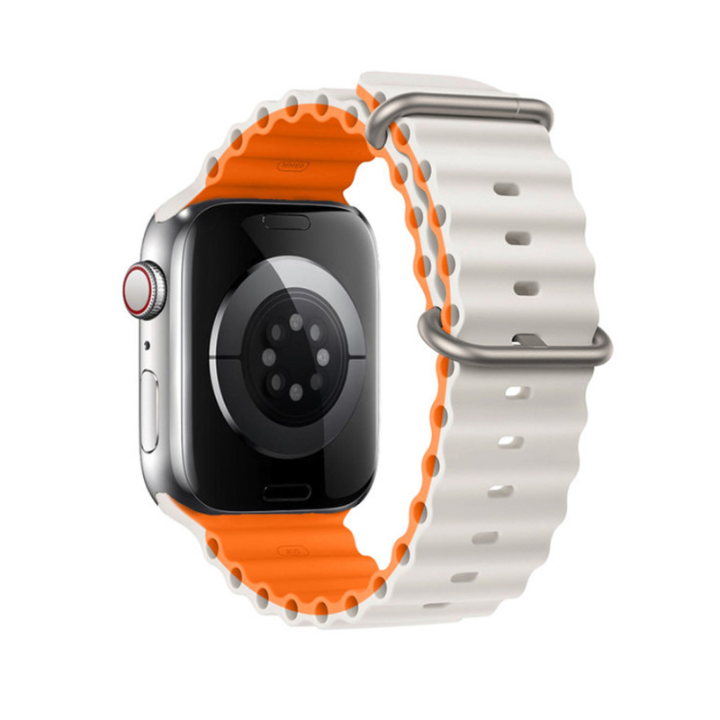 بند سیلیکون Ocean دو رنگ سایز 42-49 mm