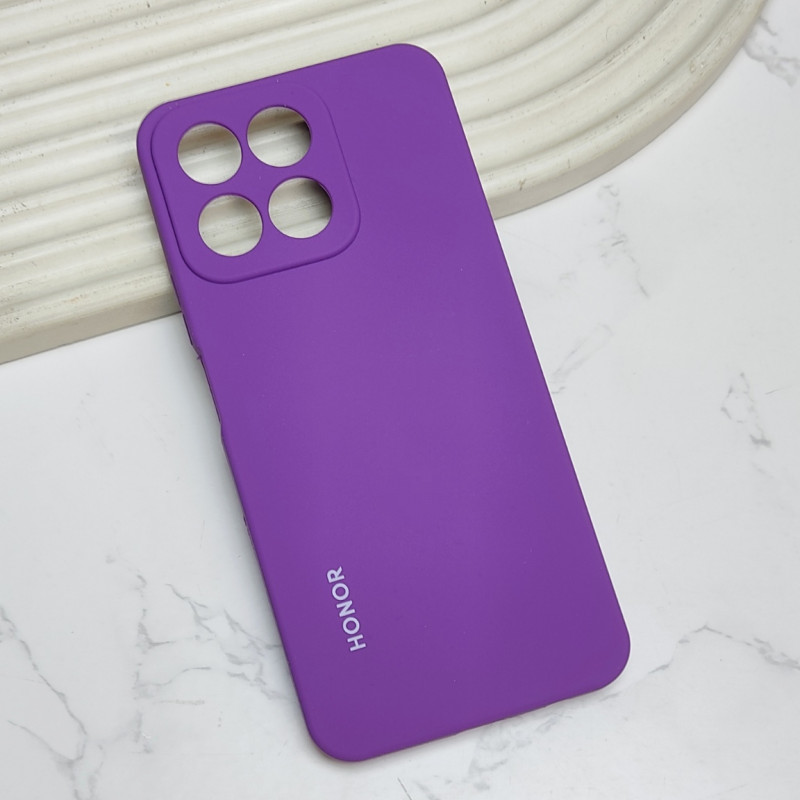 قاب سیلیکونی اورجینال محافظ لنزدار Honor X7c