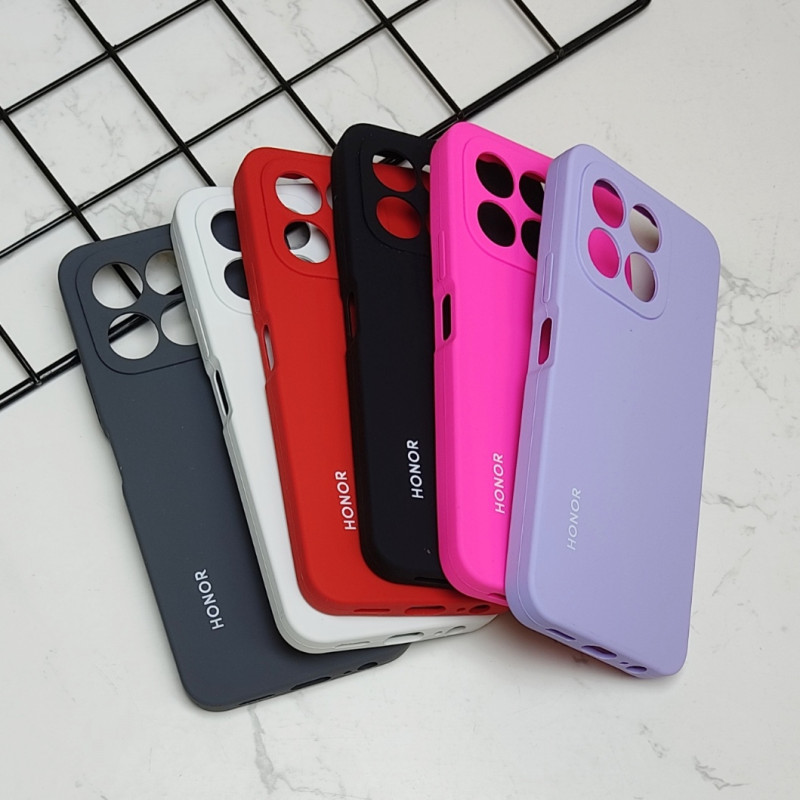 قاب سیلیکونی اورجینال محافظ لنزدار Honor X6B