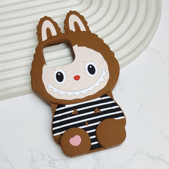 قاب سیلیکونی عروسکی طرح لبوبو Iphone 16 Pro Max