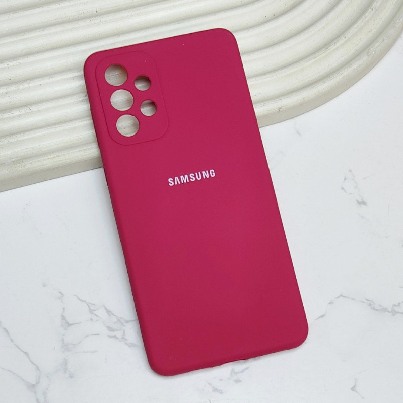 قاب سیلیکونی اورجینال محافظ لنزدار Samsung A73