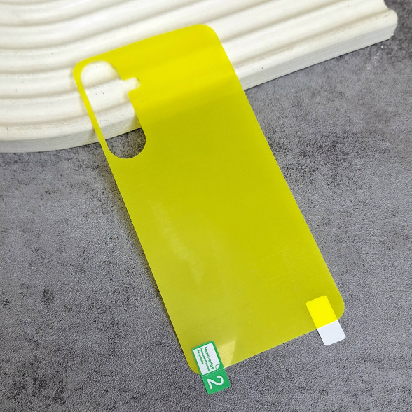 برچسب پشت تمام چسب زرد Samsung A05s