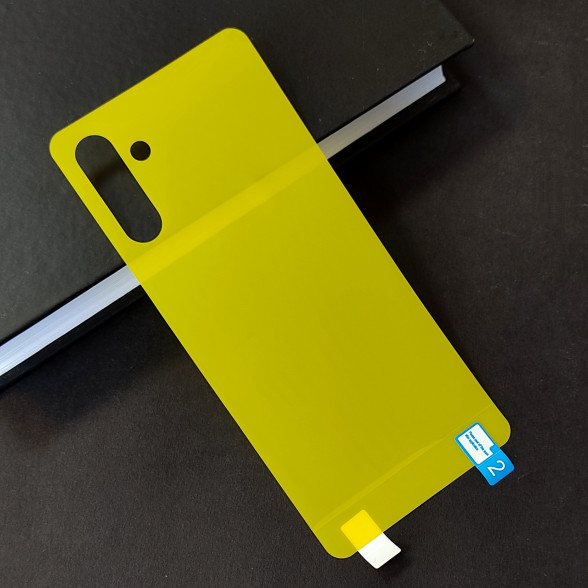 برچسب پشت تمام چسب زرد Samsung A55