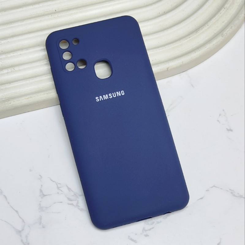 قاب سیلیکونی اورجینال محافظ لنزدار Samsung A21s