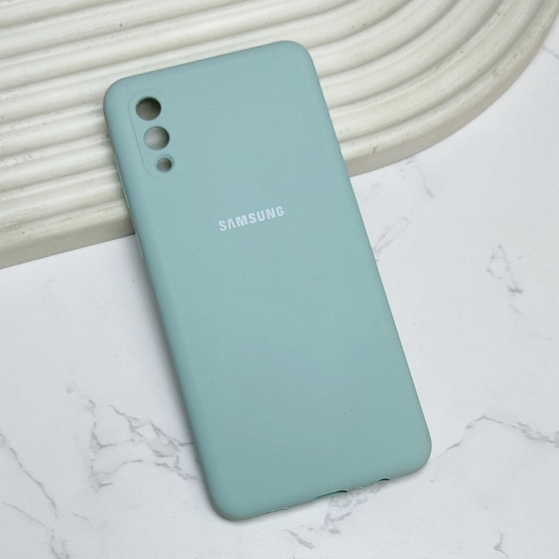 قاب سیلیکونی اورجینال محافظ لنزدار Samsung A02