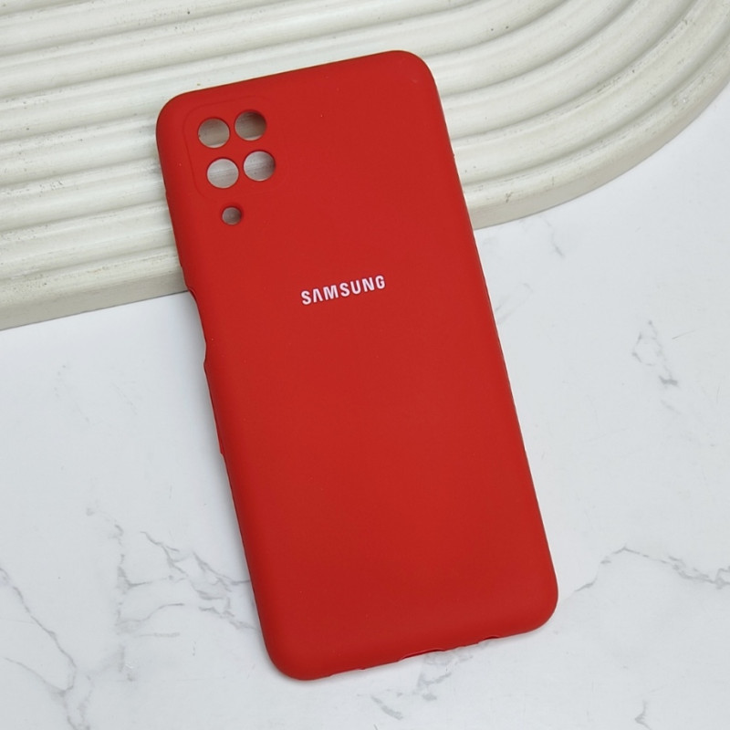قاب سیلیکونی اورجینال محافظ لنزدار Samsung A12 / M12