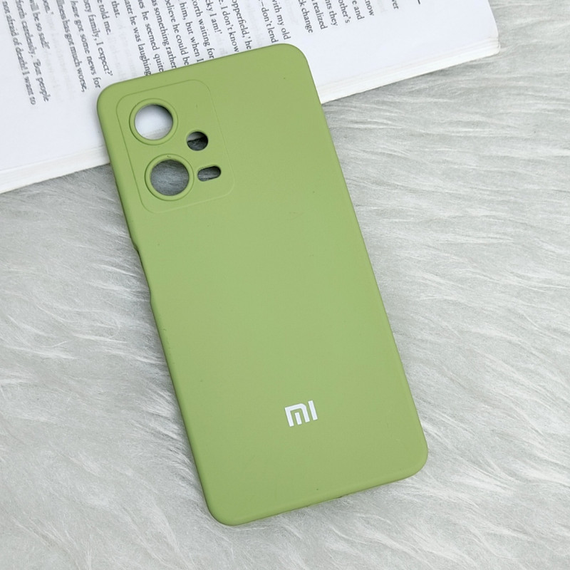 قاب سیلیکونی اورجینال محافظ لنزدار Xiaomi Redmi Note 12 Pro 5G