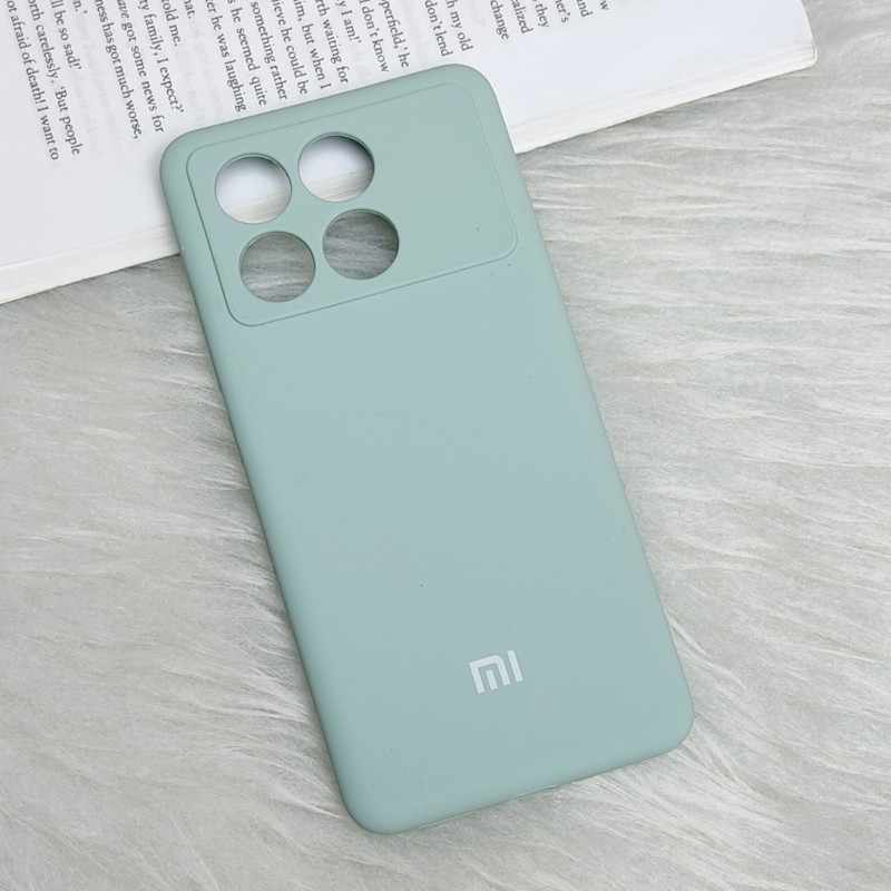 قاب سیلیکونی اورجینال محافظ لنزدار Xiaomi Poco X6 Pro