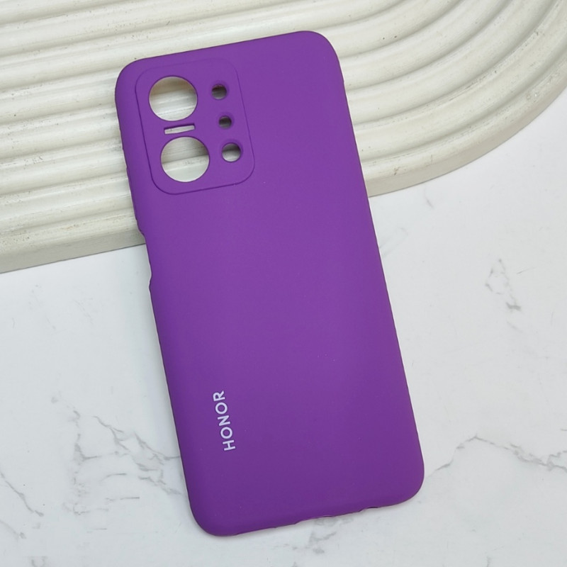 قاب سیلیکونی اورجینال محافظ لنزدار Honor X7A