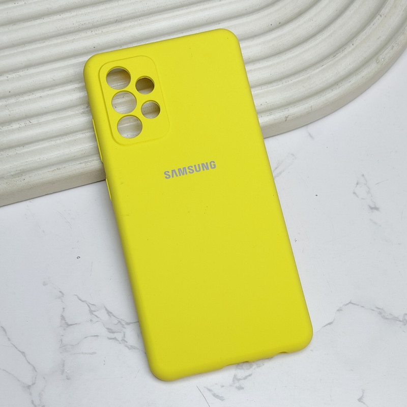 قاب سیلیکونی اورجینال محافظ لنزدار Samsung A52 / A52s