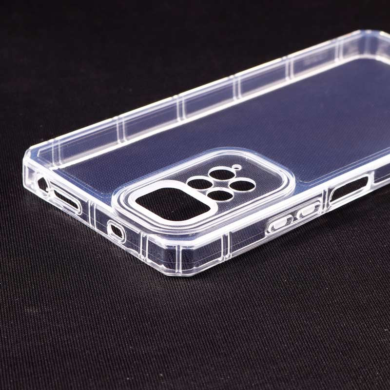 قاب ژله ای شفاف محافظ لنزدار Xiaomi Redmi Note 11 4G / Note 11s