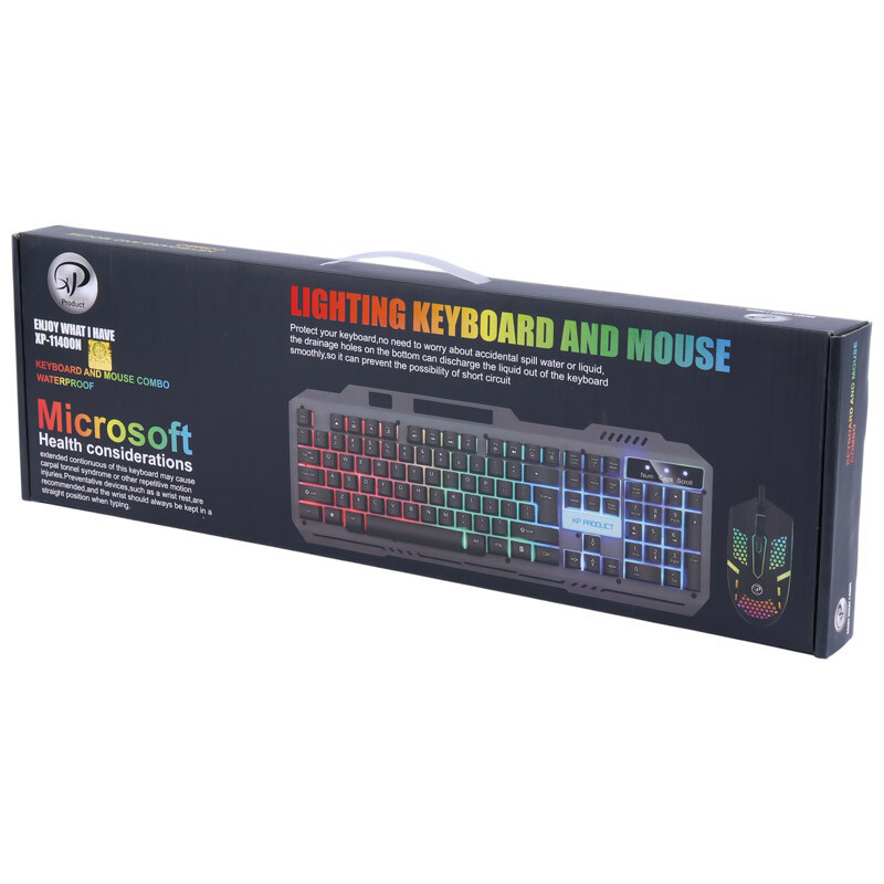 کیبورد و ماوس باسیم گیمینگ XP مدل 11400N