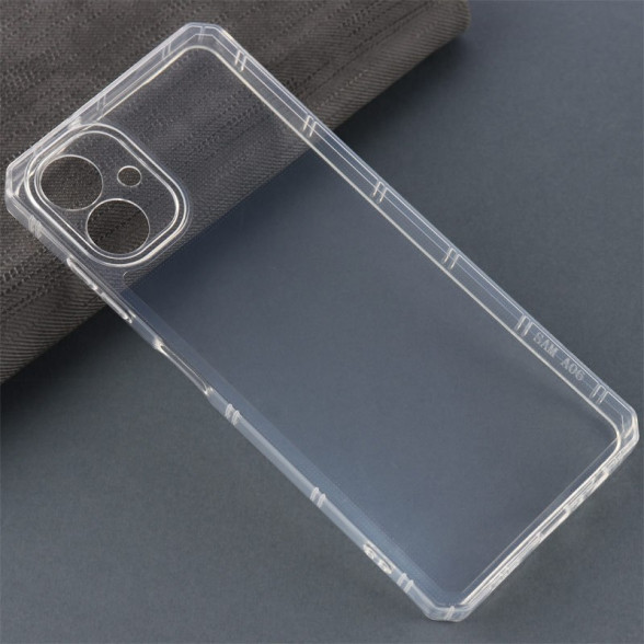 قاب ژله ای شفاف محافظ لنزدار Samsung A06