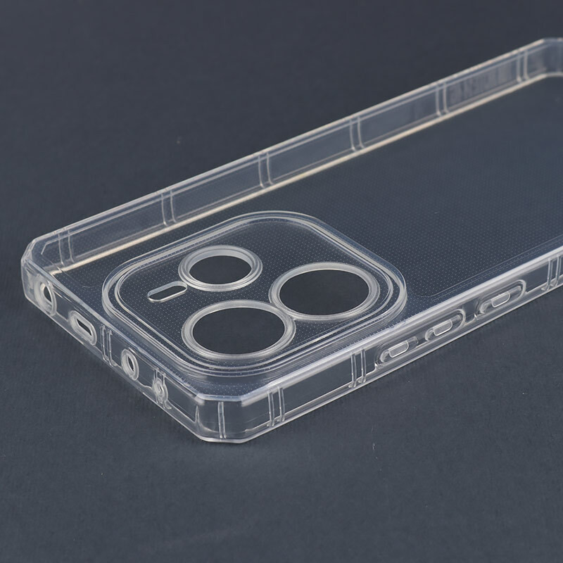 قاب ژله ای شفاف محافظ لنزدار Xiaomi Redmi Note 14