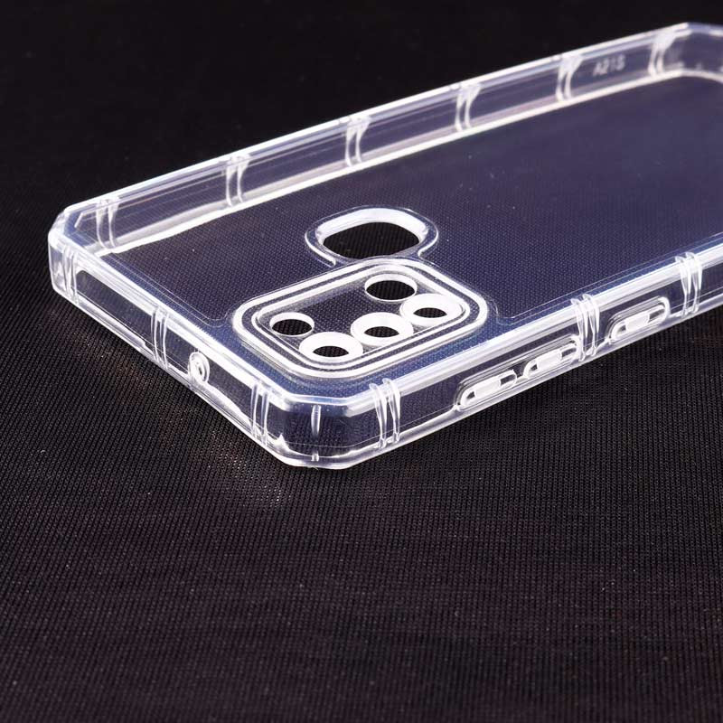 قاب ژله ای شفاف محافظ لنزدار Samsung A21s