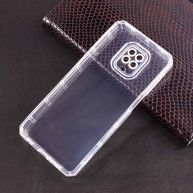 قاب ژله ای شفاف محافظ لنزدار Xiaomi Redmi Note 9s / Note 9 Pro