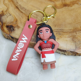 جاکلیدی سیلیکونی وارداتی درجه یک طرح موانا همراه با بند آویز