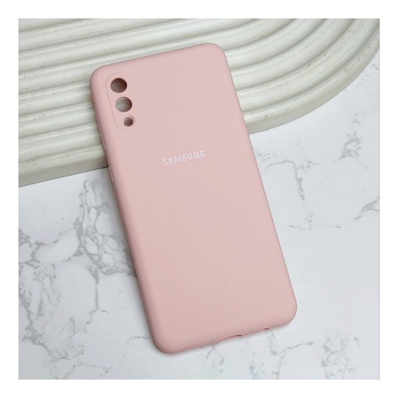 قاب سیلیکونی اورجینال محافظ لنزدار Samsung A02