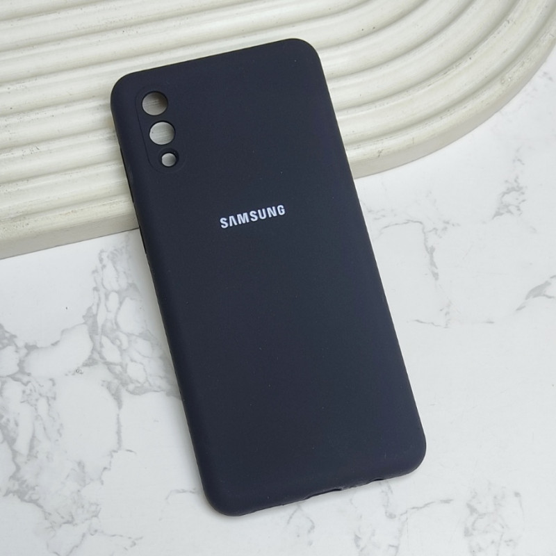 قاب سیلیکونی اورجینال محافظ لنزدار Samsung A02