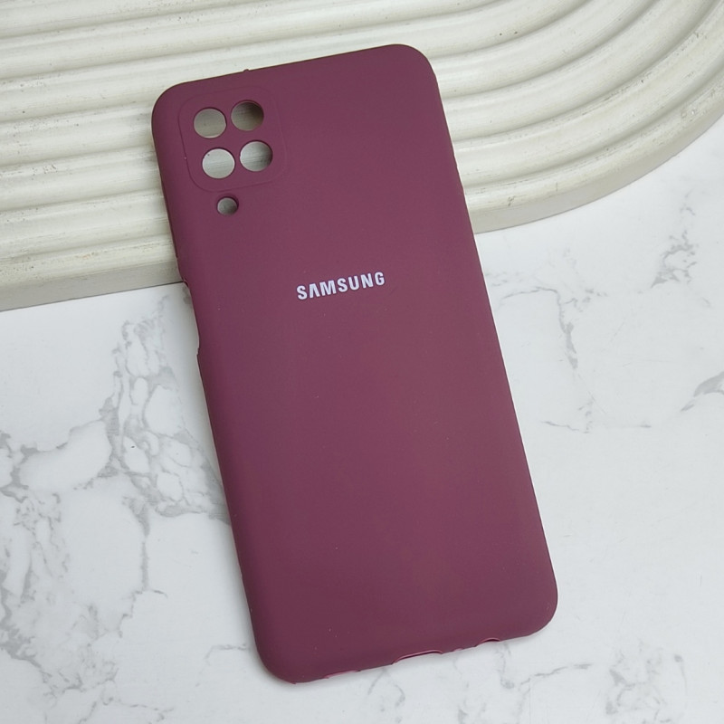 قاب سیلیکونی اورجینال محافظ لنزدار Samsung A12 / M12