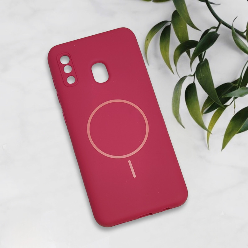 قاب سیلیکونی اورجینال طرح مگ سیف Samsung A20 / A30 / M10s