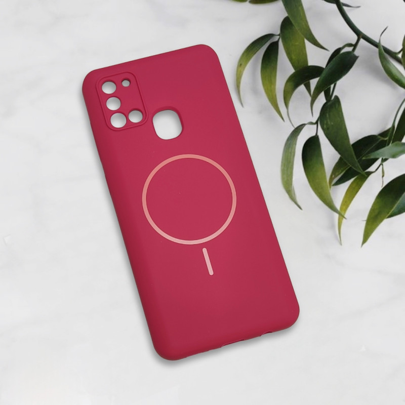 قاب سیلیکونی اورجینال طرح مگ سیف Samsung A21s