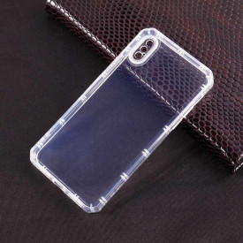 قاب ژله ای شفاف محافظ لنزدار iPhone X / Xs