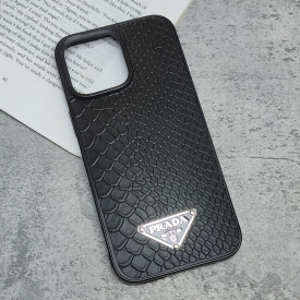 قاب چرمی ژله ای طرح دار مدل iphone 16 Pro Max