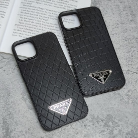 قاب چرمی ژله ای طرح دار مدل iphone 13 / 14