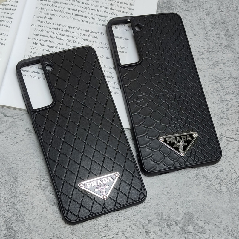 قاب چرمی ژله ای طرح دار مدل Samsung S21 FE