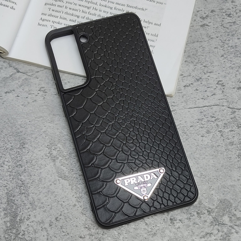 قاب چرمی ژله ای طرح دار مدل Samsung S21 FE