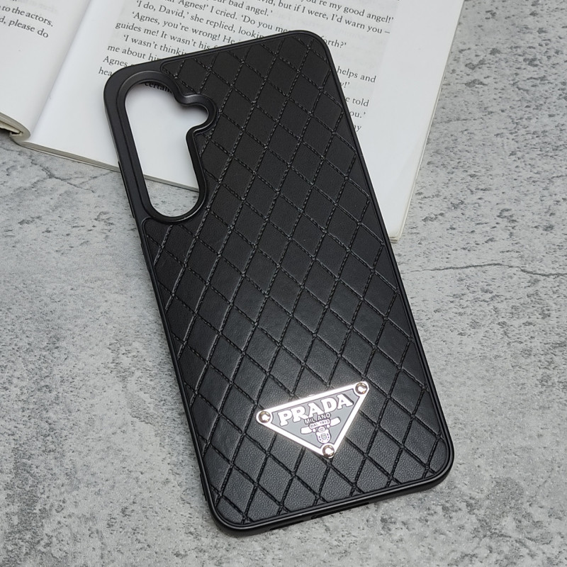 قاب چرمی ژله ای طرح دار مدل Samsung S24 FE